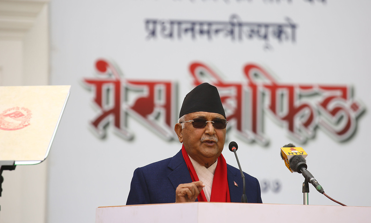 दृढताका साथ समृद्धिको यात्रामा अघि बढ्नेछु : प्रधानमन्त्री ओली 